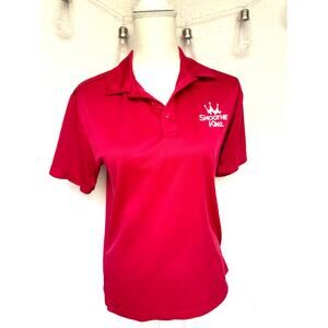 Smoothie King Red Employee Short Sleeve Collared Shirt Unisex XS